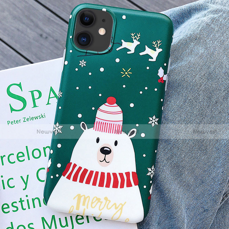 Silicone Candy Rubber Gel Christmas Pattern Soft Case Cover S01 for Apple iPhone 11