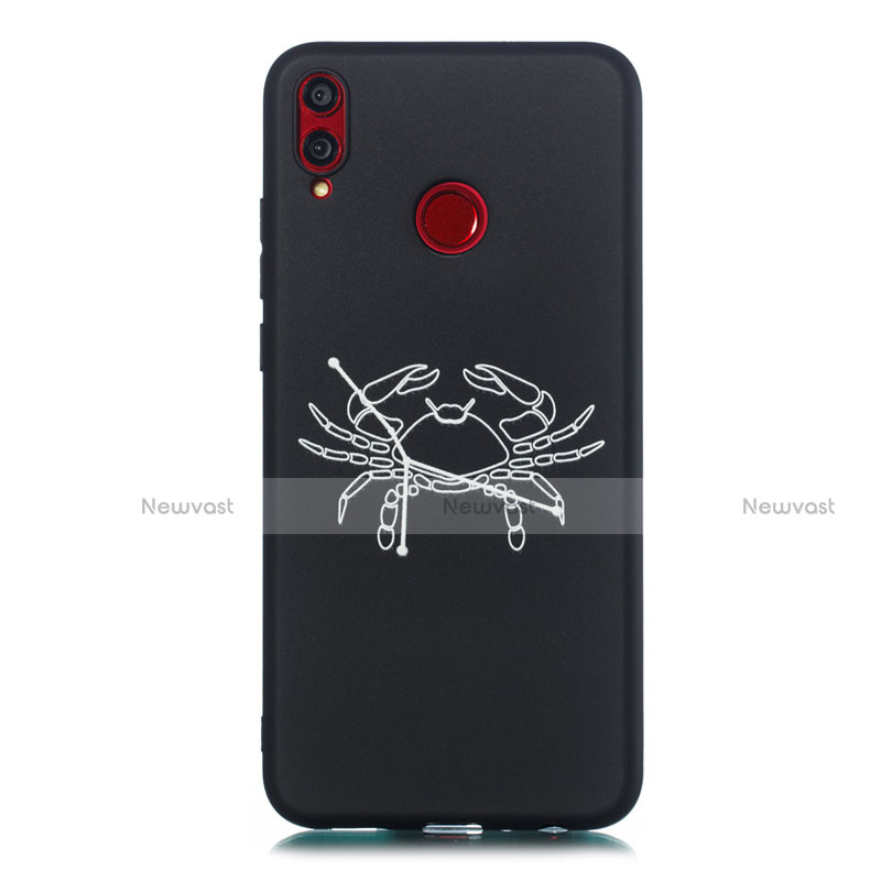 Silicone Candy Rubber Gel Constellation Soft Case Cover S10 for Huawei Honor V10 Lite Black