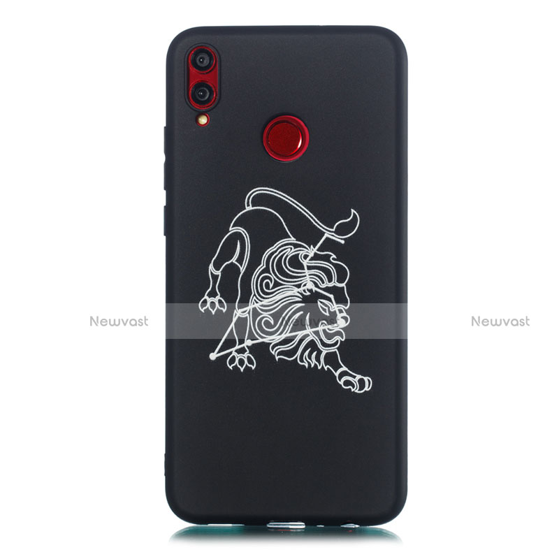 Silicone Candy Rubber Gel Constellation Soft Case Cover S11 for Huawei Honor V10 Lite Black