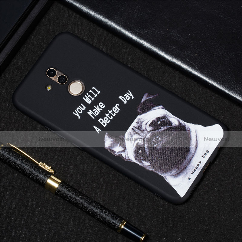 Silicone Candy Rubber Gel Fashionable Pattern Soft Case Cover A01 for Huawei Mate 20 Lite