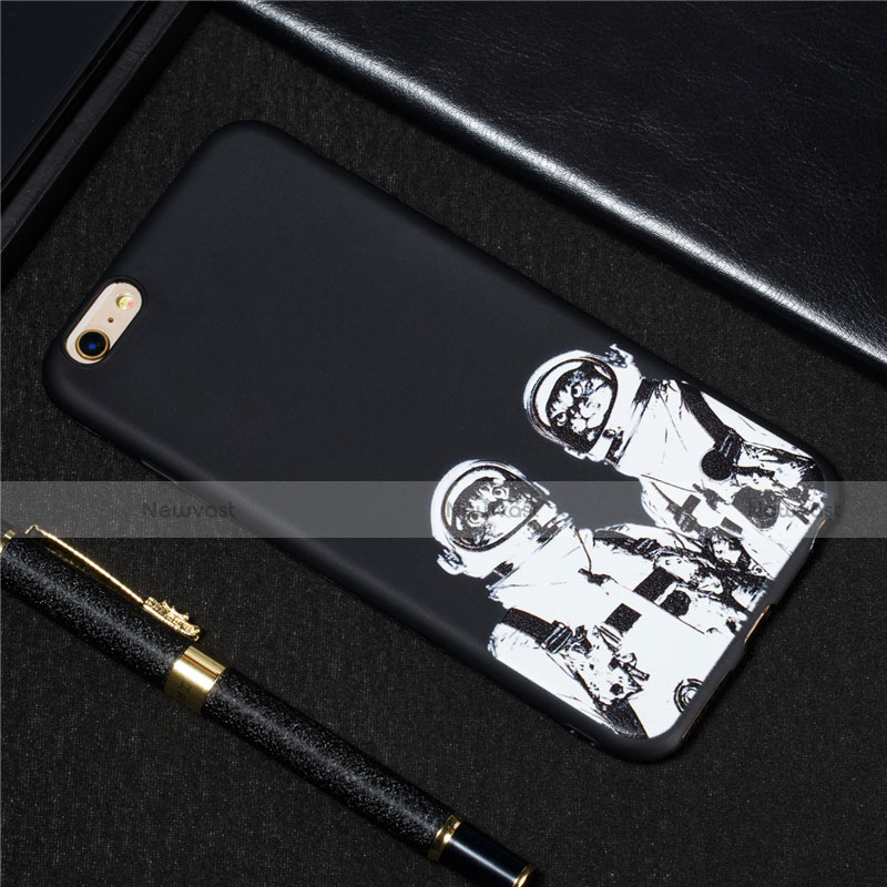 Silicone Candy Rubber Gel Fashionable Pattern Soft Case Cover for Apple iPhone 6 Plus