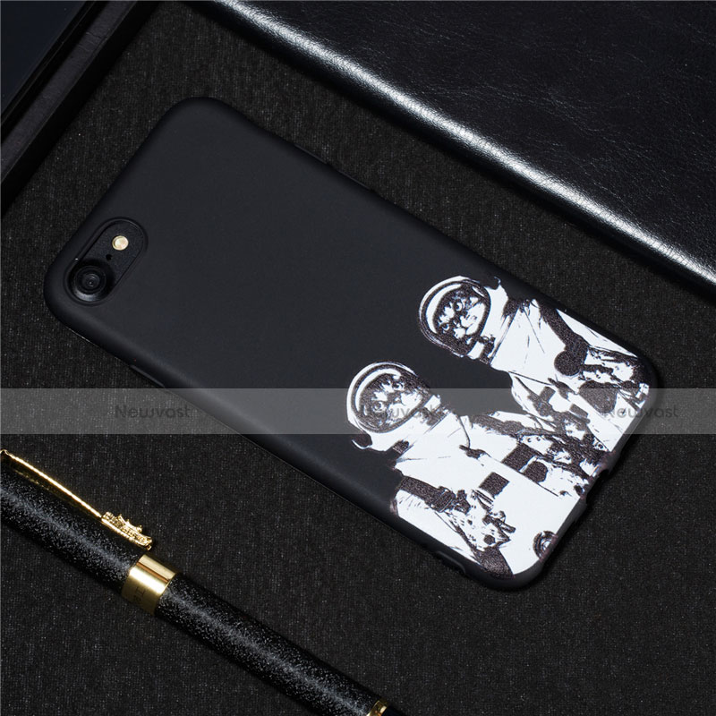 Silicone Candy Rubber Gel Fashionable Pattern Soft Case Cover for Apple iPhone 8