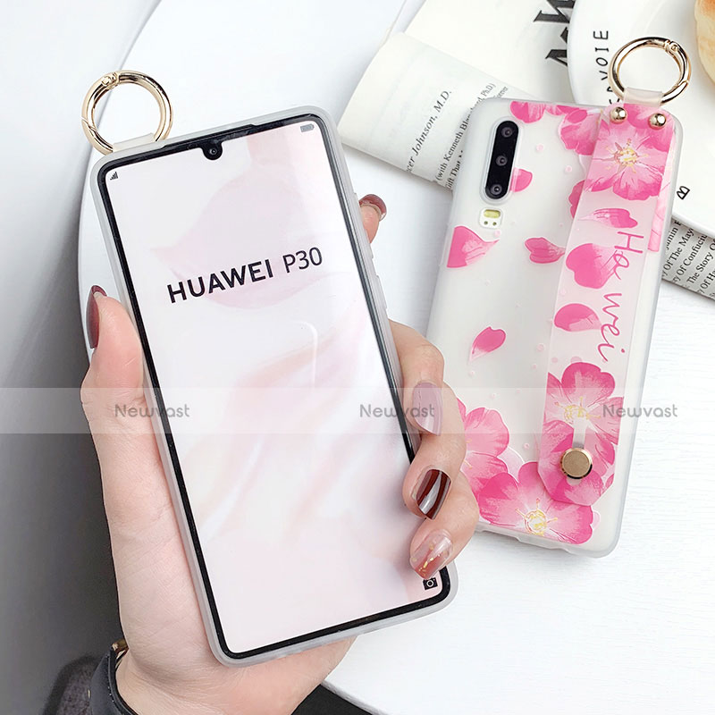 Silicone Candy Rubber Gel Fashionable Pattern Soft Case Cover for Huawei P30