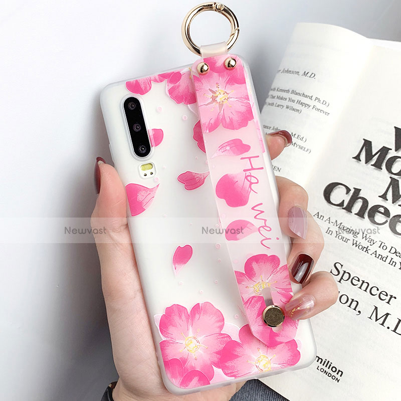 Silicone Candy Rubber Gel Fashionable Pattern Soft Case Cover for Huawei P30