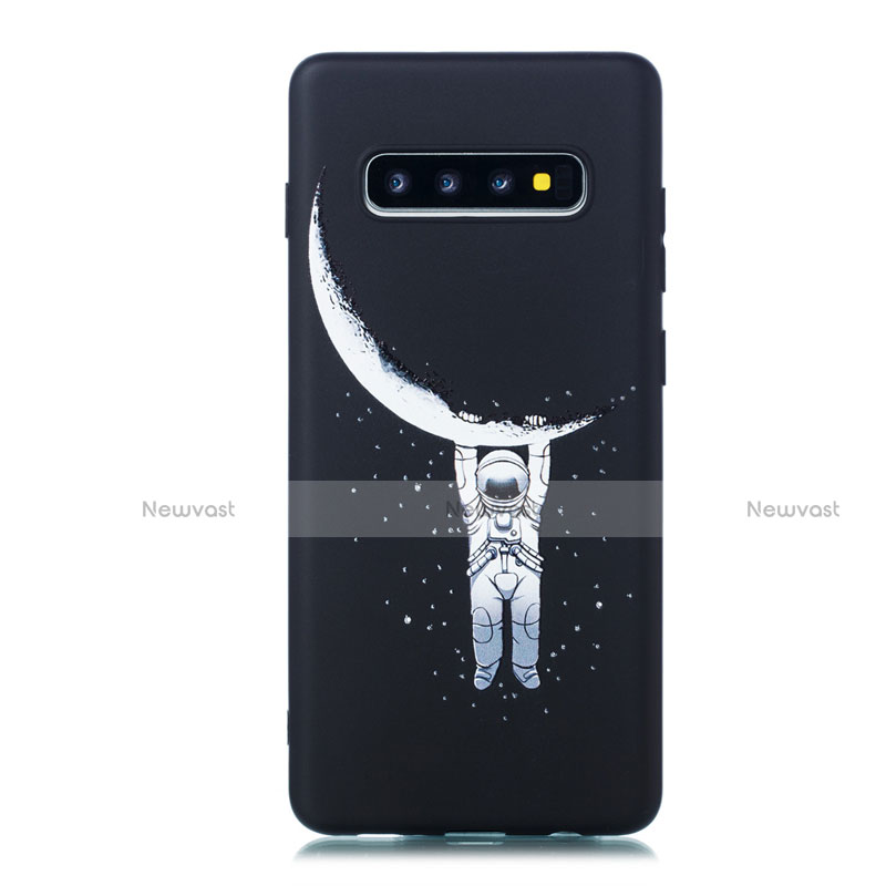 Silicone Candy Rubber Gel Fashionable Pattern Soft Case Cover for Samsung Galaxy S10 5G Black