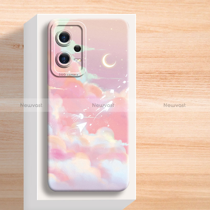 Silicone Candy Rubber Gel Fashionable Pattern Soft Case Cover for Xiaomi Redmi Note 12 Pro+ Plus 5G