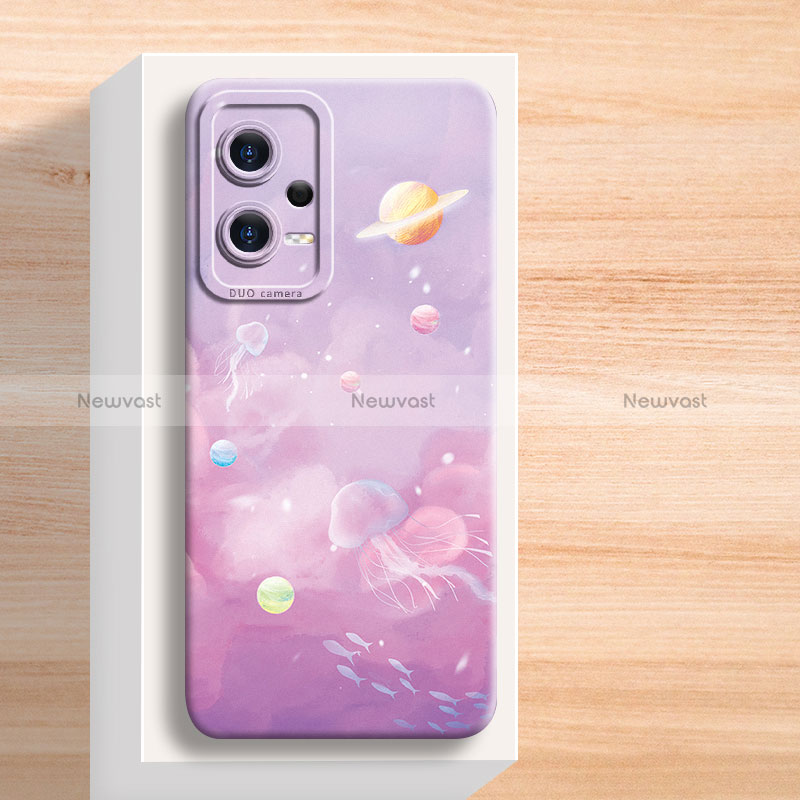 Silicone Candy Rubber Gel Fashionable Pattern Soft Case Cover for Xiaomi Redmi Note 12 Pro+ Plus 5G