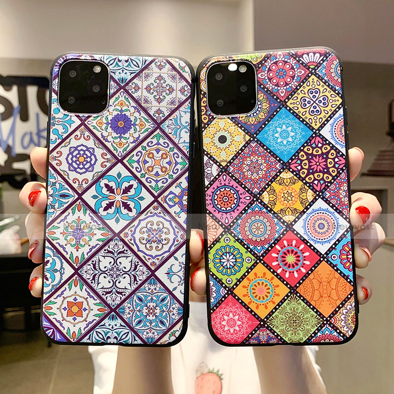 Silicone Candy Rubber Gel Fashionable Pattern Soft Case Cover H03 for Apple iPhone 11 Pro Max