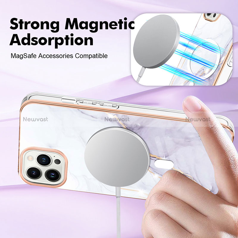 Silicone Candy Rubber Gel Fashionable Pattern Soft Case Cover Mag-Safe Magnetic for Apple iPhone 14 Pro Max