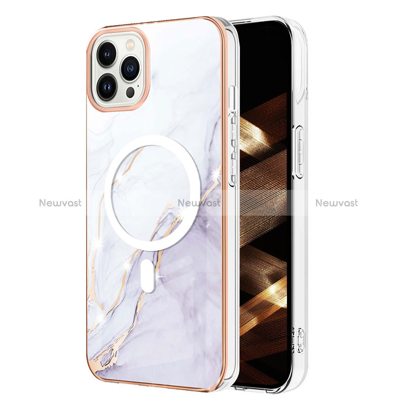 Silicone Candy Rubber Gel Fashionable Pattern Soft Case Cover Mag-Safe Magnetic for Apple iPhone 15 Pro