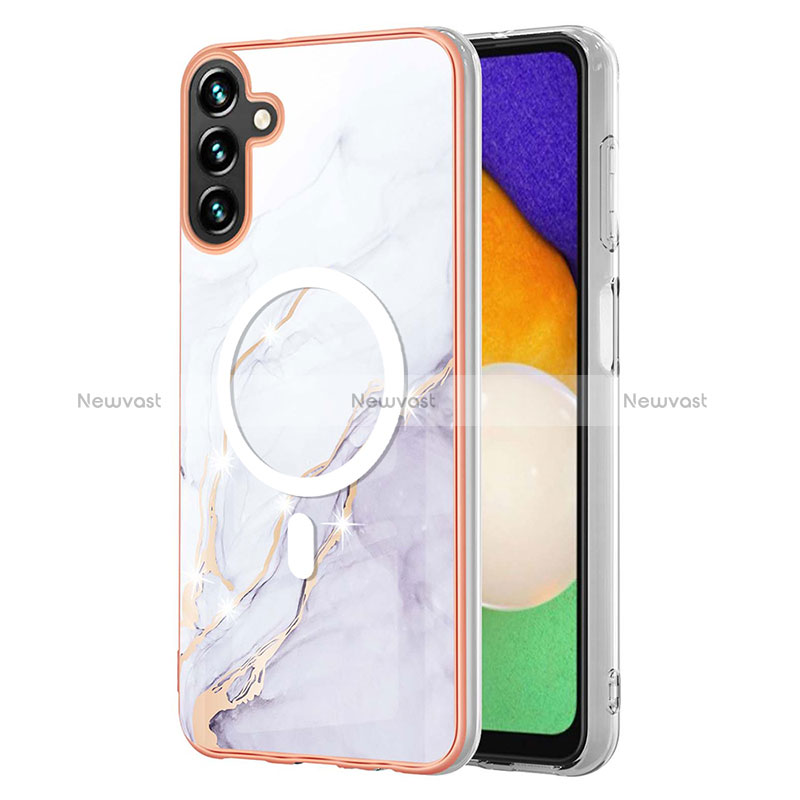 Silicone Candy Rubber Gel Fashionable Pattern Soft Case Cover Mag-Safe Magnetic for Samsung Galaxy A34 5G