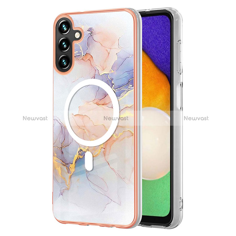 Silicone Candy Rubber Gel Fashionable Pattern Soft Case Cover Mag-Safe Magnetic for Samsung Galaxy A34 5G