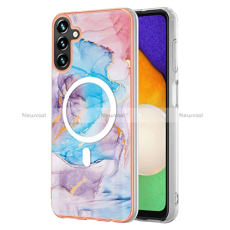 Silicone Candy Rubber Gel Fashionable Pattern Soft Case Cover Mag-Safe Magnetic for Samsung Galaxy A54 5G