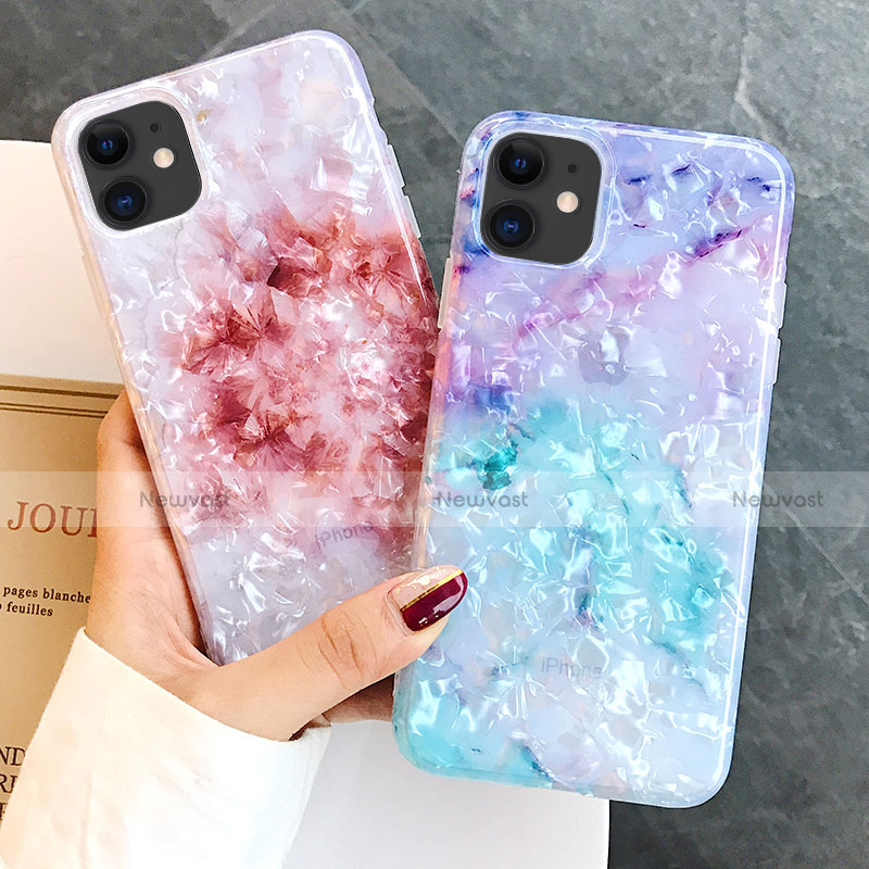 Silicone Candy Rubber Gel Fashionable Pattern Soft Case Cover S01 for Apple iPhone 11