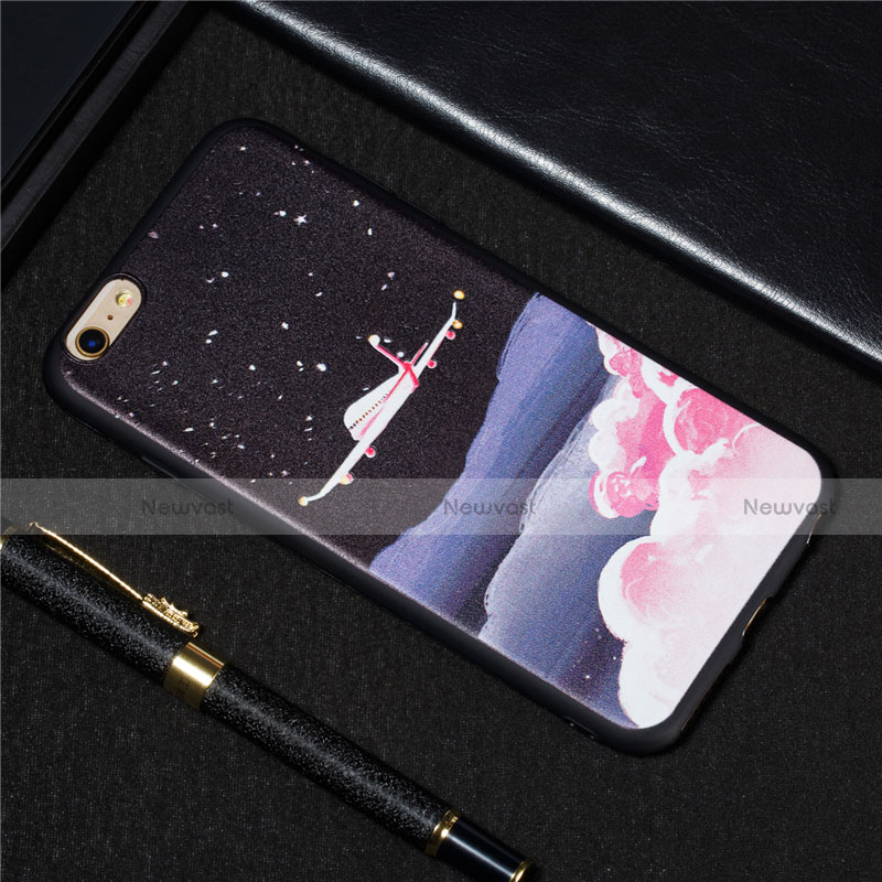 Silicone Candy Rubber Gel Fashionable Pattern Soft Case Cover S01 for Apple iPhone 6