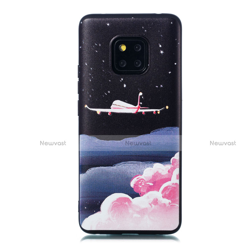 Silicone Candy Rubber Gel Fashionable Pattern Soft Case Cover S01 for Huawei Mate 20 Pro Mixed