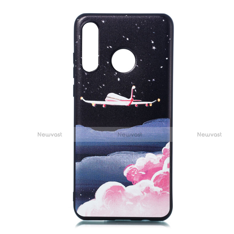 Silicone Candy Rubber Gel Fashionable Pattern Soft Case Cover S01 for Huawei Nova 4e Mixed