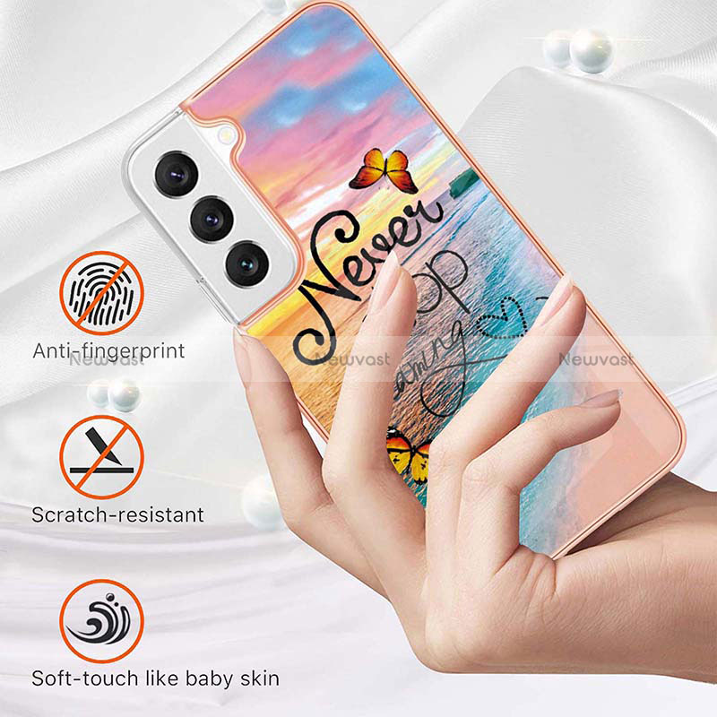 Silicone Candy Rubber Gel Fashionable Pattern Soft Case Cover S01 for Samsung Galaxy S24 Plus 5G