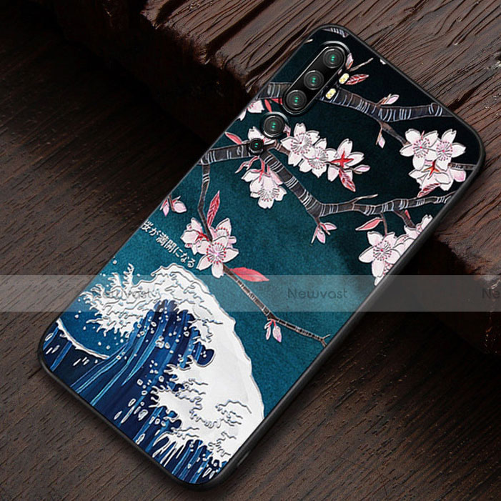 Silicone Candy Rubber Gel Fashionable Pattern Soft Case Cover S01 for Xiaomi Mi Note 10 Green