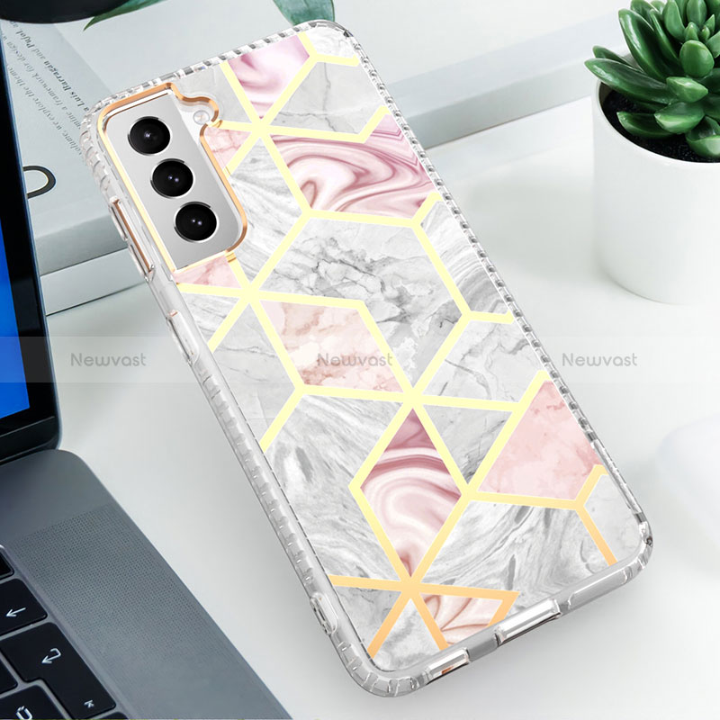 Silicone Candy Rubber Gel Fashionable Pattern Soft Case Cover S03 for Samsung Galaxy S22 Plus 5G