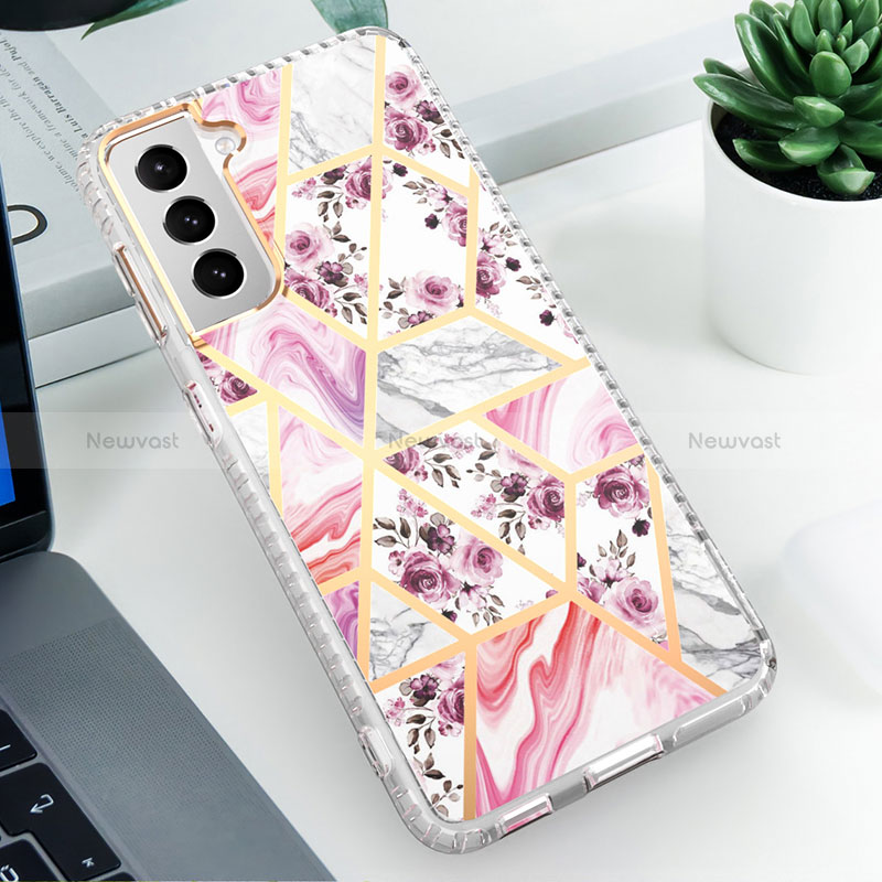 Silicone Candy Rubber Gel Fashionable Pattern Soft Case Cover S03 for Samsung Galaxy S22 Plus 5G