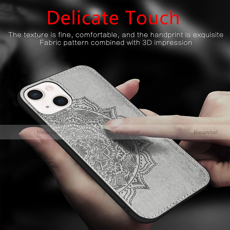 Silicone Candy Rubber Gel Fashionable Pattern Soft Case Cover S04 for Apple iPhone 13 Mini