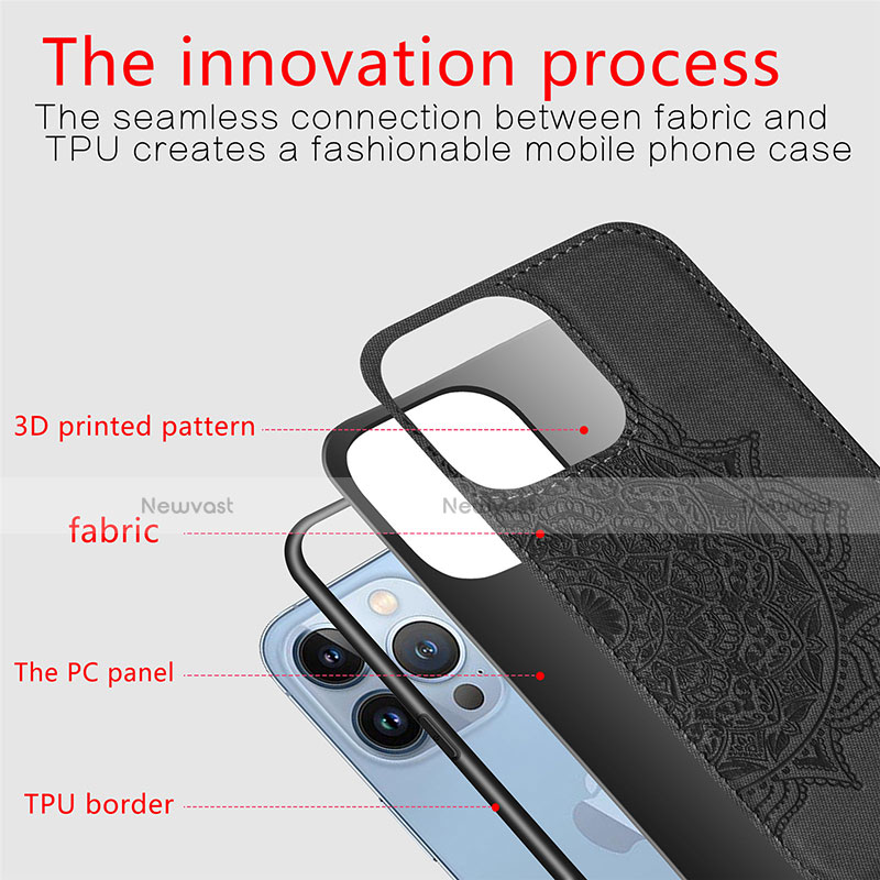 Silicone Candy Rubber Gel Fashionable Pattern Soft Case Cover S04 for Apple iPhone 13 Pro