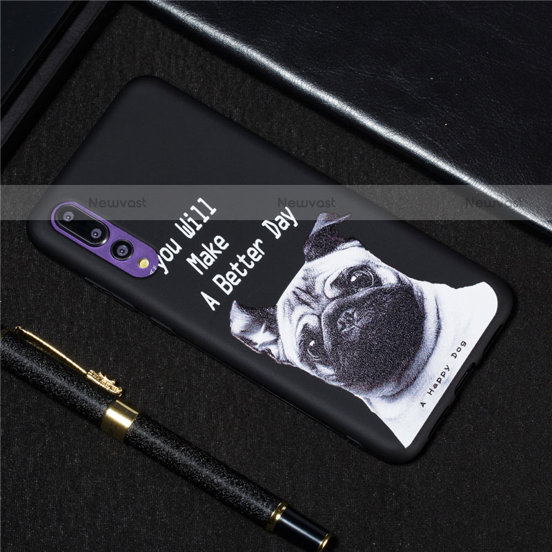 Silicone Candy Rubber Gel Fashionable Pattern Soft Case Cover S05 for Huawei P20 Pro