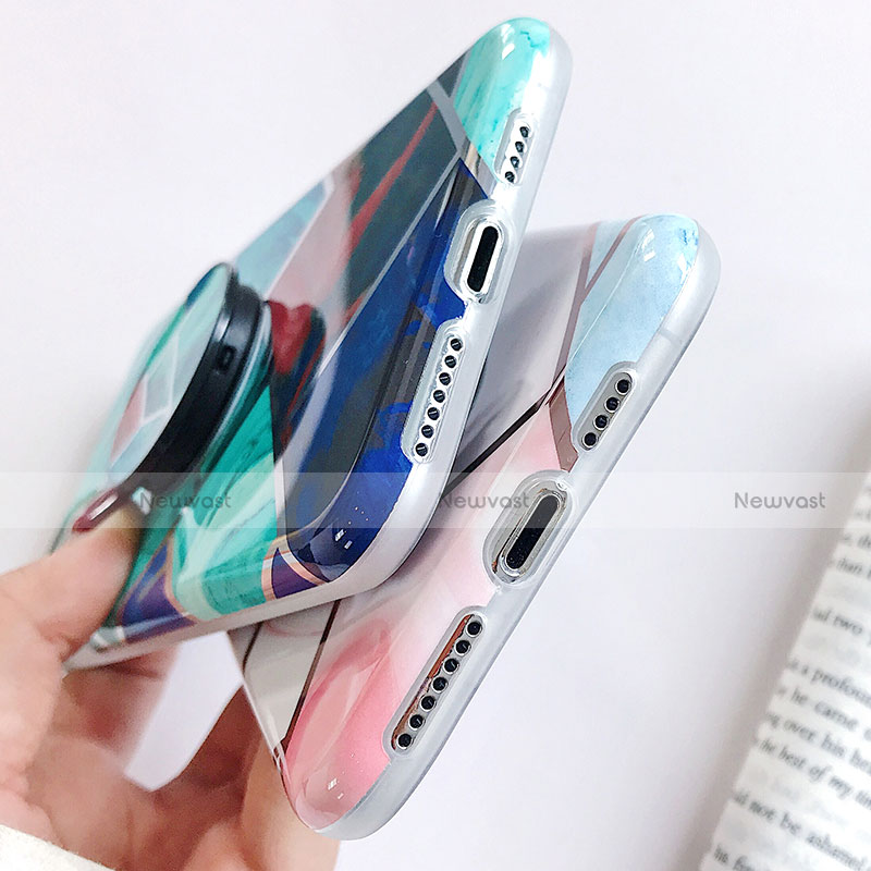 Silicone Candy Rubber Gel Fashionable Pattern Soft Case Cover S06 for Apple iPhone 11