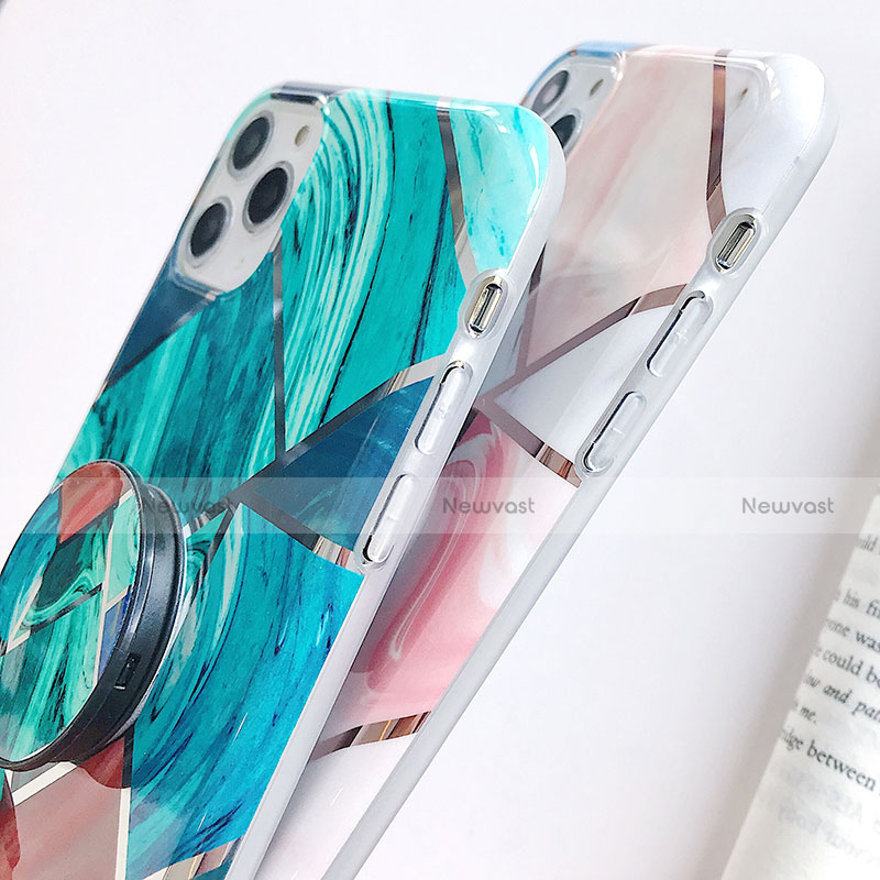 Silicone Candy Rubber Gel Fashionable Pattern Soft Case Cover S06 for Apple iPhone 11 Pro Max