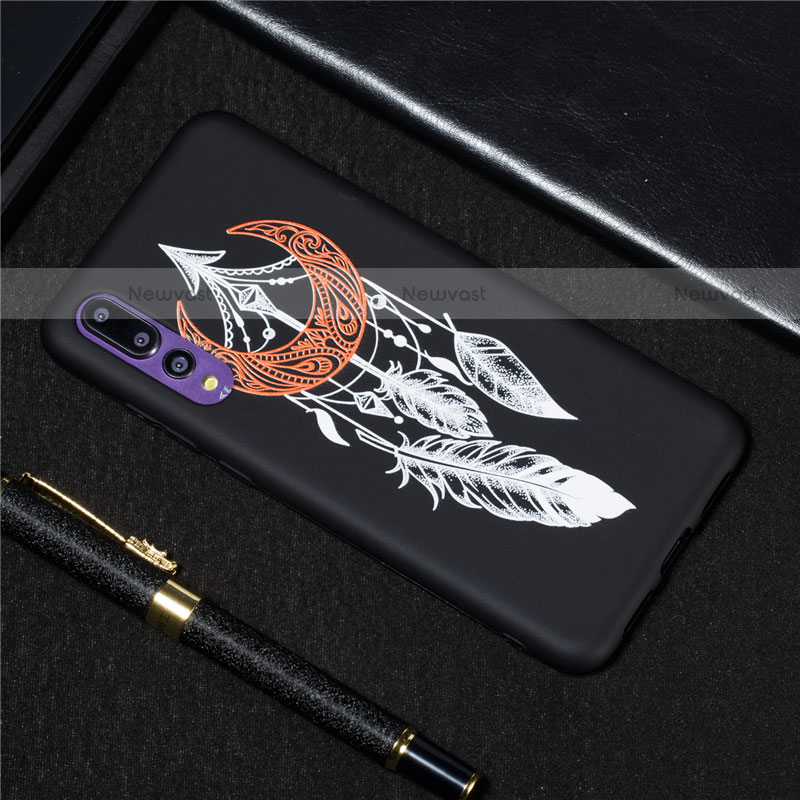 Silicone Candy Rubber Gel Fashionable Pattern Soft Case Cover S06 for Huawei P20 Pro