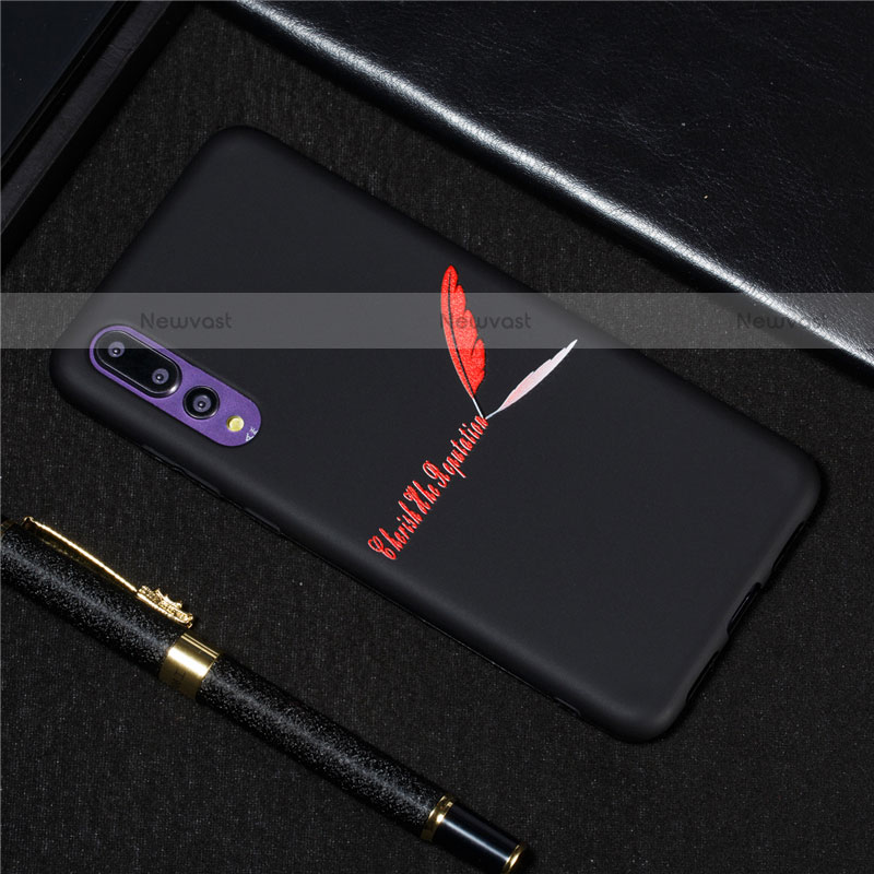 Silicone Candy Rubber Gel Fashionable Pattern Soft Case Cover S06 for Huawei P20 Pro