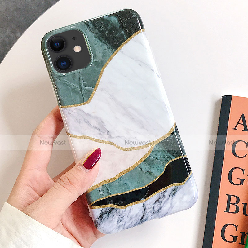 Silicone Candy Rubber Gel Fashionable Pattern Soft Case Cover S08 for Apple iPhone 11