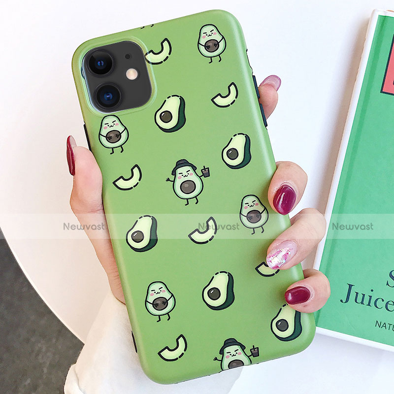 Silicone Candy Rubber Gel Fashionable Pattern Soft Case Cover S14 for Apple iPhone 11