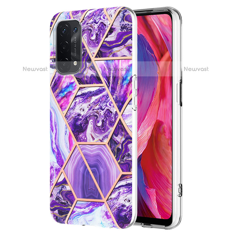 Silicone Candy Rubber Gel Fashionable Pattern Soft Case Cover Y01B for OnePlus Nord N200 5G