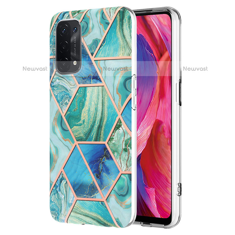 Silicone Candy Rubber Gel Fashionable Pattern Soft Case Cover Y01B for Oppo A93 5G