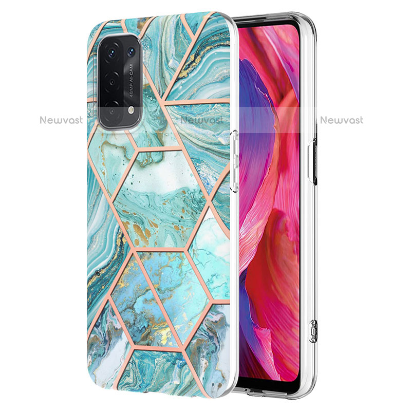 Silicone Candy Rubber Gel Fashionable Pattern Soft Case Cover Y01B for Oppo A93 5G
