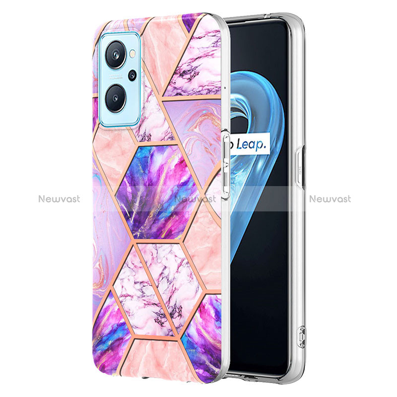 Silicone Candy Rubber Gel Fashionable Pattern Soft Case Cover Y01B for Oppo A96 4G