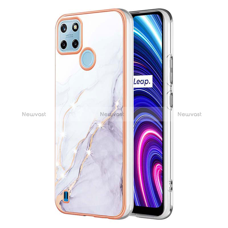 Silicone Candy Rubber Gel Fashionable Pattern Soft Case Cover Y01B for Realme C25Y India