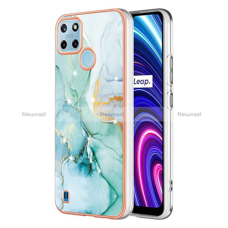 Silicone Candy Rubber Gel Fashionable Pattern Soft Case Cover Y01B for Realme C25Y India