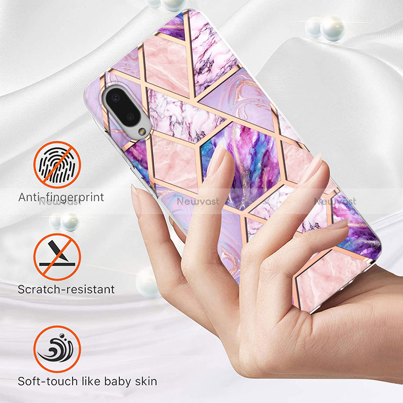 Silicone Candy Rubber Gel Fashionable Pattern Soft Case Cover Y01B for Samsung Galaxy A02