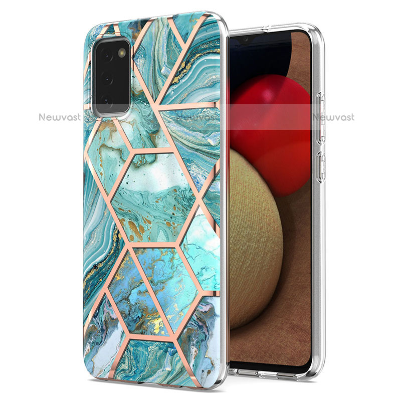 Silicone Candy Rubber Gel Fashionable Pattern Soft Case Cover Y01B for Samsung Galaxy A02s