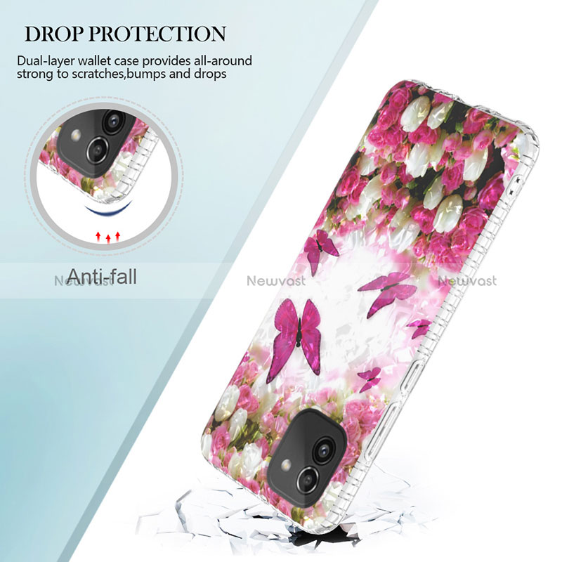 Silicone Candy Rubber Gel Fashionable Pattern Soft Case Cover Y01B for Samsung Galaxy A03