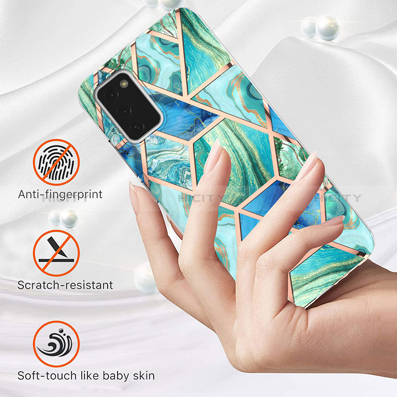 Silicone Candy Rubber Gel Fashionable Pattern Soft Case Cover Y01B for Samsung Galaxy A03s