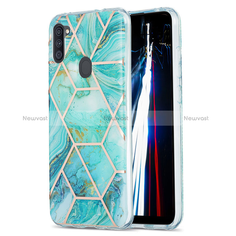 Silicone Candy Rubber Gel Fashionable Pattern Soft Case Cover Y01B for Samsung Galaxy A11