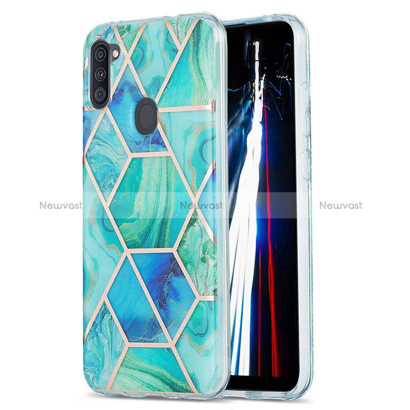 Silicone Candy Rubber Gel Fashionable Pattern Soft Case Cover Y01B for Samsung Galaxy A11