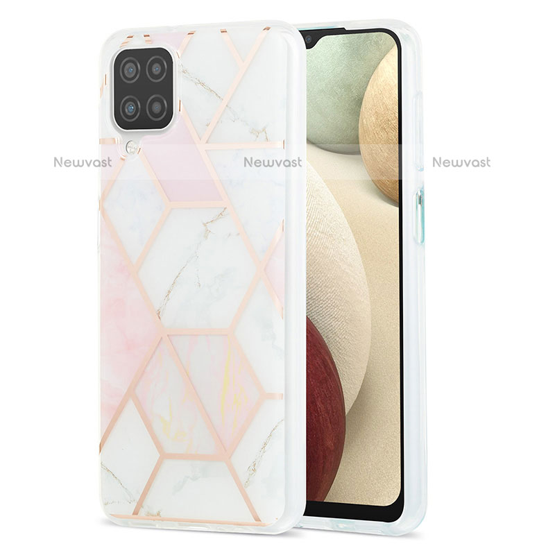 Silicone Candy Rubber Gel Fashionable Pattern Soft Case Cover Y01B for Samsung Galaxy A12