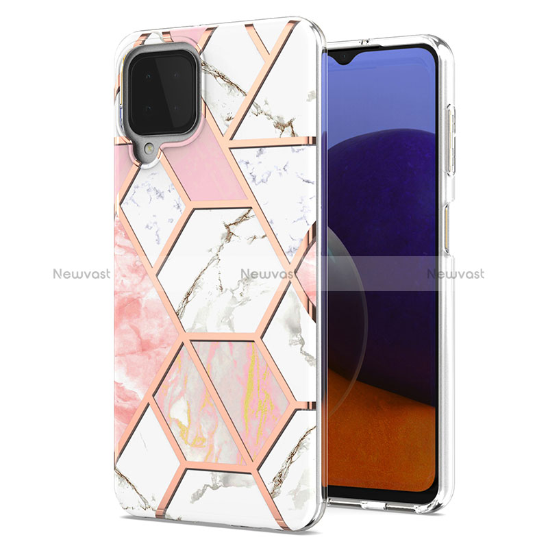 Silicone Candy Rubber Gel Fashionable Pattern Soft Case Cover Y01B for Samsung Galaxy A22 4G