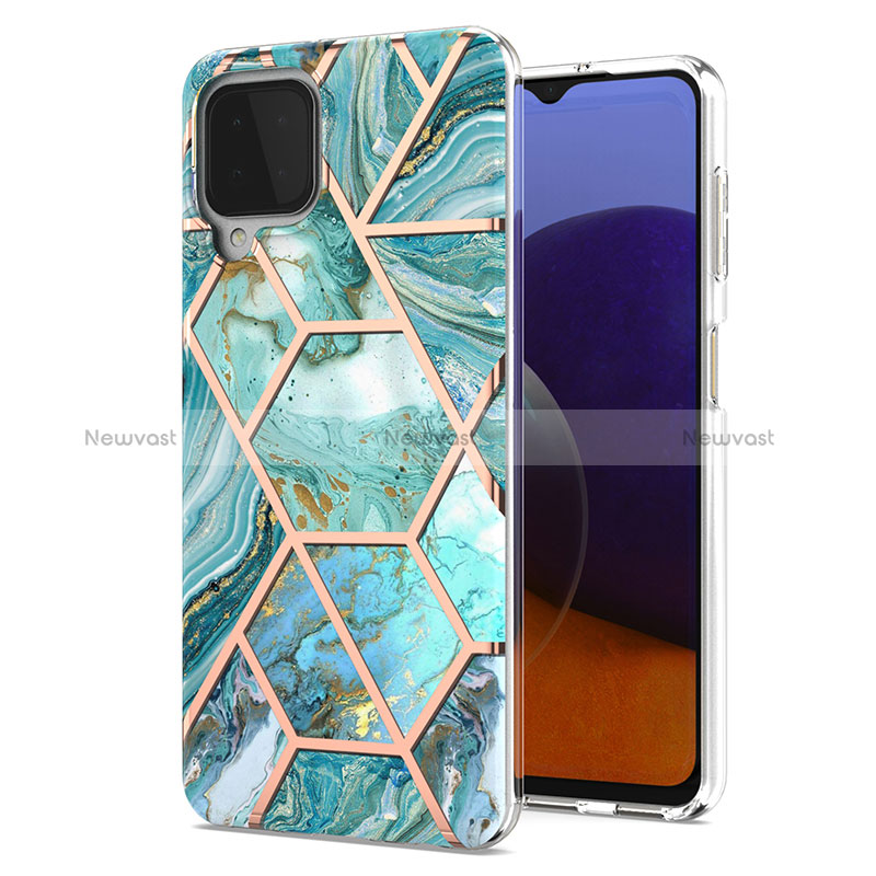 Silicone Candy Rubber Gel Fashionable Pattern Soft Case Cover Y01B for Samsung Galaxy A22 4G