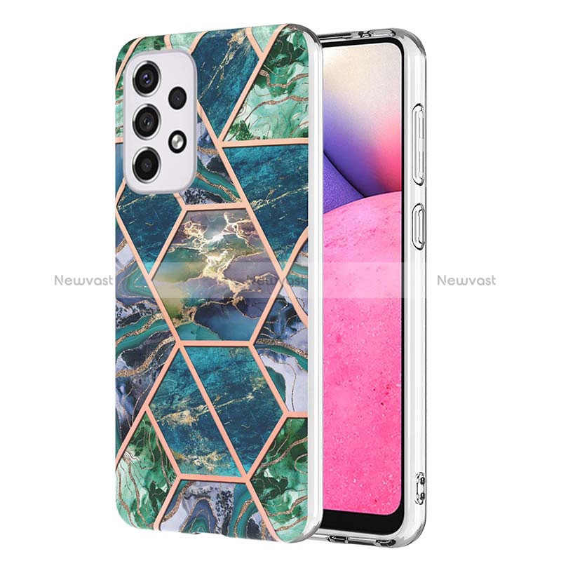 Silicone Candy Rubber Gel Fashionable Pattern Soft Case Cover Y01B for Samsung Galaxy A33 5G